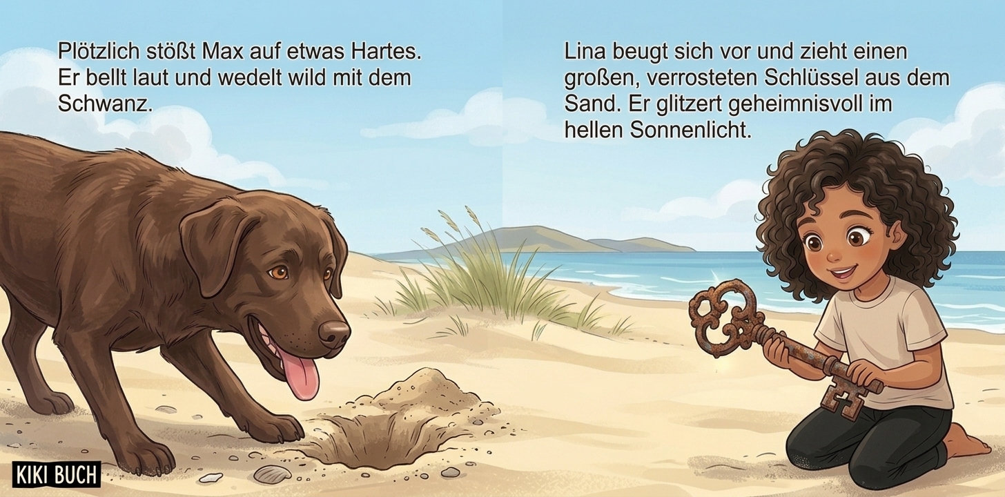 Seiten aus einem echten Buch