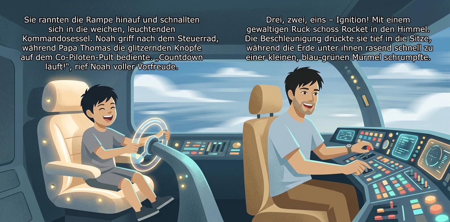 Seiten aus einem echten individuellen Buch