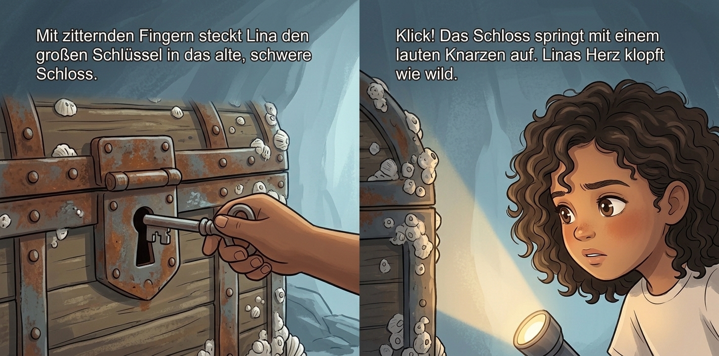 Seiten aus einem echten Buch